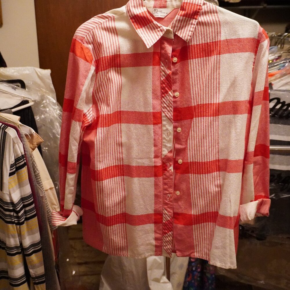 Beautiful red plaid shirt